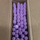 Fulmoon 50 Pcs Ballpoint Pens Bulk Retractable Comfortable Writing Pens Cute Back to School Supplies in Medium Point 1.0 mm for Teacher Student Bridal Shower Baby Shower (Light Purple)