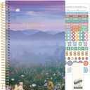 Bloom Daily Planners 2025-2026 Academic Year Daily Planner (July 2025 - July 2026) - A5 Weekly & Monthly Calendar Agenda Organizer Book with Stickers - 5.5" x 8.25" - Mystical Mountains