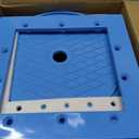 BluSwim Standard Pool Wall Skimmer for Above Ground Pools, Heavy Duty ABS Through Wall Pool Skimmers with Return Jet & Vacuum Plate, Thru-wall Skimmer Kit Compatible with All Width 6 '' Openings