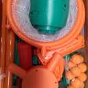 Shooting Games Toys for Age 5 6 7 8 9 10+ Year Old Boys, Kids Toy Sports & Outdoor Game with Moving Shooting Target & 2 Popper Air Toy Guns & 24 Foam Balls, Gifts for Boys and Girls