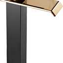 Bathroom Vessel Faucet Black Gold Waterfall One Hole Bowl Sink Faucet Bathroom Faucets Tall Single Handle Bath Vanity Lavatory Deck Mount Supply Lines Hose Commercial