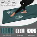 ILILI Yoga Mat, TPE Exercise Mat, Tear-Resistant, Fitness Yoga Mat with Carrying Strap, 72''x25''0.3''(8mm), Ideal for Yoga, Pilates, Home Workouts, Stretching & All Fitness Routines