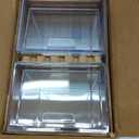 STORi Audrey Stackable Clear Bin Plastic Organizer Drawers | 2 Piece Set | Organize Cosmetics and Beauty Supplies on a Vanity | Made in USA (4.5" Tall)