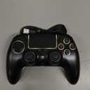 Wireless Controller For PS-5/PC/MAC/iOS/Android/Steam Deck, Gamepad with 7 Variable Color RGB Lights/Hall Effect Joystick/Dual Vibration/Turbo/Programmable/Headset Jack/Touchpad/1500 mAh Battery