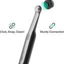 HOTO Wand Cordless Spin Scrubber, Electric Rechargeble Grout Cleaning Brush, IPX7 Waterproof Bathroom Scrubber, 12 Replaceable Brush Heads Version Power Scrubber for Grout, Tiles, Corners, Crevices
