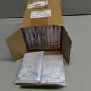 24 Packs Travel Size Tissue Pocket Slim Pack Facial 3 Ply Wallet Size Pocket Tissues for Travel Wedding Party Favors, 6 Styles(Colored Flowers)