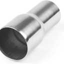 YSIL 2.25" OD to 2.5" OD Exhaust Pipe Adapter Connector Reducer 304 Stainless Steel 2PCS