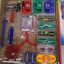 Snap Circuits Jr. SC-100 Electronics Exploration Kit, Over 100 Projects, Full Color Project Manual, 28 Parts, STEM Educational Toy for Kids 8 +