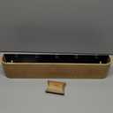Kazai. Wall-Mounted Coat Rack 'Toke' - Modern Design Coat Rack with Hidden Wall Hooks - Solid Wood Veneer Panel Coat Hanger - Oak