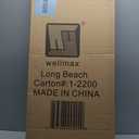 Portable Lightweight Shopping Cart Collapsible Grey