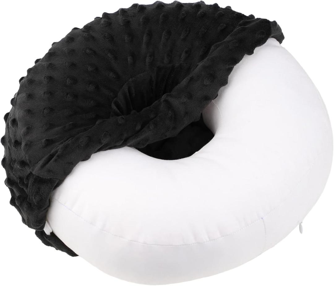 Easy to Clean Ear Hole Piercing Pillows for Ear Pain with Removable Pillowcase Cushion Head Neck Support Sleeping with Fresh Pierced Ear Earings, Universal fit
