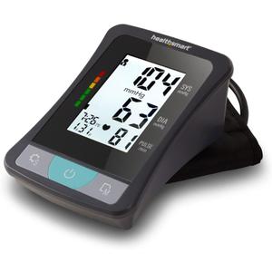 HealthSmart Digital Select Arm Blood Pressure Monitor with Automatic Upper Arm Cuff that Displays Blood Pressure, Pulse Rate and Irregular Heartbeat, Stores up to 120 Readings for 2 Users