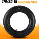 AR-PRO 170/80-15 Replacement Inner Tubes Heavy Duty with PV-78 Valve Stem - Premium Butyl Rubber Power Sports Inner Tube Perfect for 170 80-15 Tire