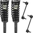 Front Coil Spring Strut Assembly & Stabilizer Sway Bar Links for Ford Fusion 2010 2011 2012, for Mercury Milan 2010-2011, Shock Absorber and Sway Bar Link Replace for 272596, K750415