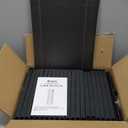 Kitsure Shoe Rack - 10-Tier Shoe Organizer with Detachable Fabric Shelves & Metal Frame, Tall Shoe Rack for Closet, Entrance, Living Room, 16.9" Wide - 10 Tier, Black