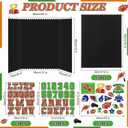 Tinlade 3 Set Football Senior Night Gifts Senior 2026 Photo Display Board 24" x 16" Trifold Poster Board with Football Themed Stickers for Graduation Picture Frame Sport Theme Party Supplies