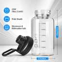 Glass Shaker Bottle, 2 Pack 22oz BPA-Free Odorless Shaker Bottle with 304 Stainless Steel Ball and Removable Cleaning Brush for Fitness Protein Mixes