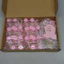 49 Pcs Baby Shower Party Favors Including Angel Keychains Baby Carriage Shaped Candy Boxes Thank You Card Organza Bag Guests Gift for Baby Shower Birthday Party Return Gift (Pink)