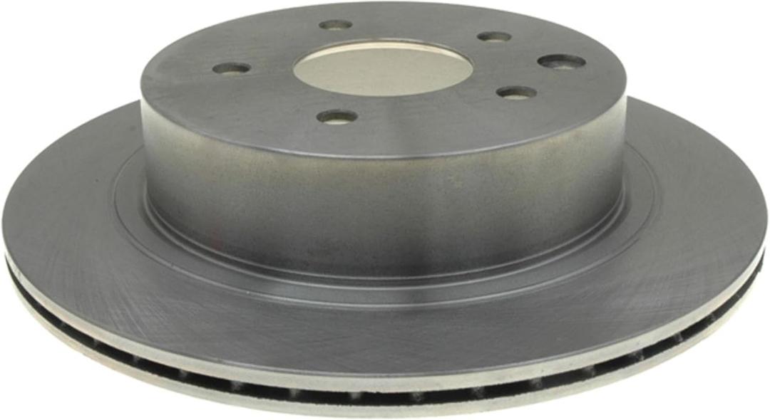 ACDelco Silver Rear Brake Rotor 18A1664A | GM 19287175 Brake Rotors for Select Infiniti G35, Nissan Rogue, Leaf, Qashqai, Juke, X-Trail and more