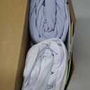 KeaBabies 2-Pack Organic Crib Sheets for Boys, Girls - 52x28 Fitted Crib Mattress Sheet Neutral, Breathable Jersey Cotton Cover for Baby Bed, Toddler Mattress, Soft & Cute Prints (Blue Flax)