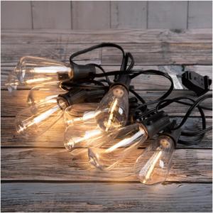 Hobby Lobby Vintage Edison String Lights, 25 Feet, 25 Bulbs, Warm White, Indoor/Outdoor, Shatterproof