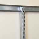 John Sterling Fast-Mount Adjustable Wall Standard, 48-inch, Galvanized, BK-0100-4