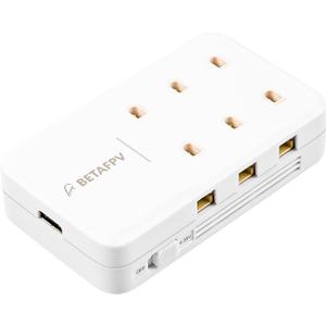BETAFPV 1S LiPo Battery 6 Port Type-C Charger 4.35V 1A Charger for 1S RC Drone/Quadcopter with BT2.0/PH2.0 Connector
