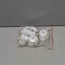 Housoutil Baby Walker Wheels Replacement, 4PCS Direct Plug-In Replacement Wheels Universal for Strollers and Walker Stroller Parts (Mounting Hole Diameter 0.39in)