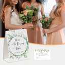 2 x How Many Kisses Bridal Shower Game, (1 Standing Sign + 50 Guessing Cards), Greenery Guessing Card, How Many Cards Baby Shower Game, Wedding Games for Guests-GK01