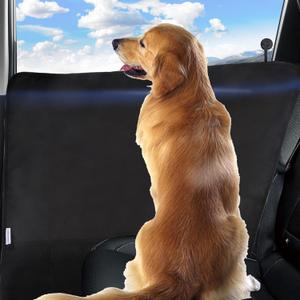 Durapower Dog Car Door Protector 2 Pack Extra Big & Thick Anti Pet Scratching Waterproof Vehicle Door Covers Guard Truck Interior Panel Safe SUV Universal 600D Black (Angular)