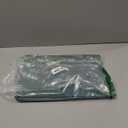 Romanstile Christmas 100% Waterproof PVC Tablecloth, Square Oil Spill Proof Stain Resistant Vinyl Table Cloth, Wipe Clean Plastic Table Covers for Kitchen/Dining/Parties - 54 x 54 Inch, Dark Green