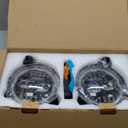 SUPAREE 9 inch LED Headlights RGB Halo Ring Angel Eyes Remote Phone APP Control 9 Round DRL Fit for 2018-2023 Jeep Wrangler JL Gladiator JT