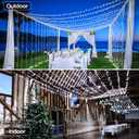 Ccinny 328FT 1000 LED Christmas Lights Outdoor Waterproof, Timer & Memory Function, 8 Modes Cool White String Lights Plug in Twinkle Lights for Xmas Tree Holiday Garden Indoor Party Decor
