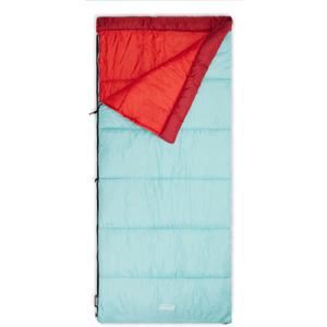 Coleman Flatlands 30/40/50F Sleeping Bag, Made from 100% Recycled Material, Big & Tall Options, Cool-Weather Sleeping Bag for Camping, Sleepovers, Guests & More
