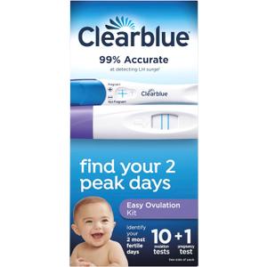 Clearblue Ovulation Complete Starter Kit, 10 Ovulation Tests and 1 Pregnancy Test (11 Piece Set)