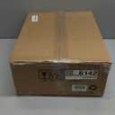 ELYONA Wood Tripod Floor Lamp Modern Standing Lamp with Black Drum Shade, Industrial Tall Reading Lamp for Office Living Room Bedroom, ETL Listed Walnut & Black, 3 Color Temperatures LED Bulb Include