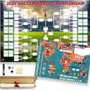 3 x World Cup 2026 Schedule Poster&Final Round 48-Team Collection Showcase,2-in-1 Double-Sided Functional Poster Football Merchandise Decorations,Soccer Match Decor Wall Chart,Great Gifts for Soccer Fans (30.3"L x 21.3"W), 24"L x 24"W