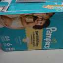 Pampers Swaddlers Diapers, Size 6 (23-44 lbs), 84 Count, Absorbent, Keeps Baby Dry and Comfortable, Skin Safe Disposable Baby Diaper 