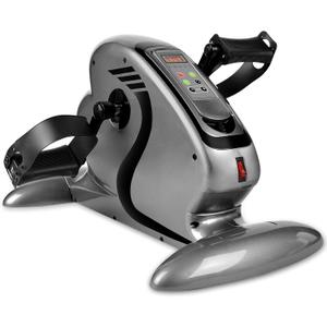 Motorized Pedal Exerciser, Electric Pedal Exerciser for Arm and Leg Low Impact Exercise Rehabilitation, No Resistance, Suitable for Seated Leg Exercise and Arm Exercise for Elderly People (Grey)