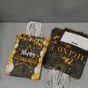 Kolldenn 24 Pcs Retirement Party Favors Bags Retire Gift Goodie Paper Bags with Handles Black Gold Happy Retirement Candy Treat Pouch for Retirees Farewell Going Away Party Decorations Supplies