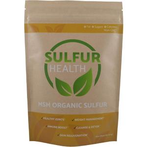 2 x MSM Organic Sulfur - 99.9% Pure MSM Supplement - Lab-Tested & Certified (1 Pound), No BBD