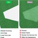 Baseball Hitting Mat Batting Mat 6x4 FT Baseball Home Plate Matt with Anti-Slide Bottom, Indoor Outdoor Portable Batters Box Turf Mats for Batting Stance Practice