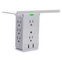 Socket Outlet Shelf Wall Outlet Extender with Shelf Surge Protector Wall Plug