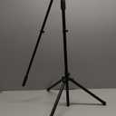 Amazon Basics Adjustable Boom Arm Height Microphone Stand with Tripod Base, Up to 85.75 Inches - Black