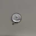 KEY-BAK Original Retractable Key Holder with a Front, Steel Belt Clip, and a Split Ring