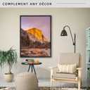Canvas Floater Frame for Paintings, Fits Up to 1.25" Deep Canvas, DIY Floating Picture Frame for Canvas Prints, Wall Art Frame for Modern Home Dcor, Studio Display and Gallery Hanging Black 24x24