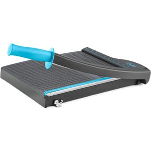 Swingline Guillotine Paper Cutter Heavy Duty, 12 Inch Paper Cutting Board with Guard Rail, Blade Lock, Cuts Up to 10 Sheets, Professional Manual Paper Cutter Trimmer for Scrapbooking, Crafts & Photo.