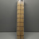 LUCKUP Cordless Bamboo Roman Shades, Roll Up Blinds for Indoor Windows, Light Filtering UV Protection, Easy to Install for Home & Office, 34" W x 64" L, Natural