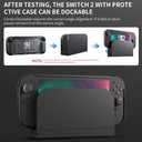 Dockable Case for Nintendo Switch 2 (2025), FANPL Protective Grip Cover for Switch 2 and JoyCon Controller - STYL Mecha