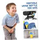 NUOBESTY Kids Pee Bottle, Baby Boy Portable Potty Urinal Emergency Toilet Pee Training Cup for Outdoor Camping Car Travel